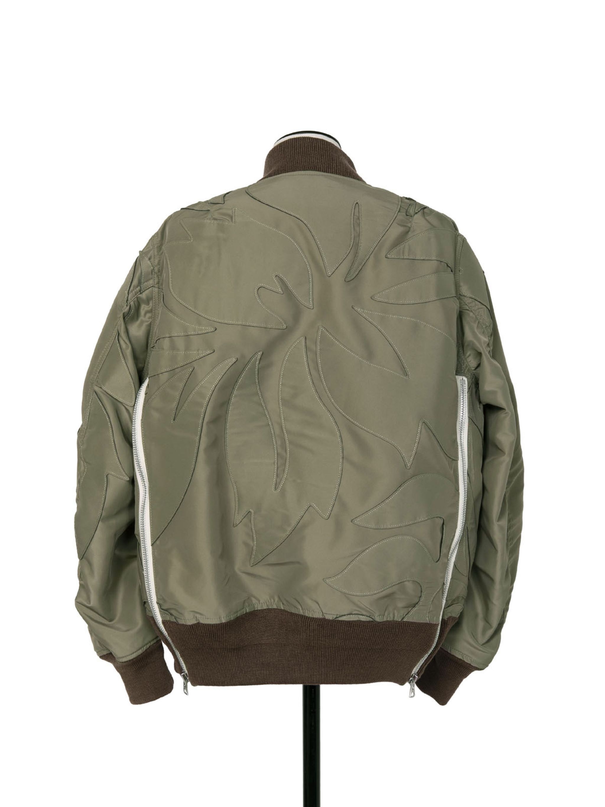 Nylon Twill Embroidered Patch Blouson - 5