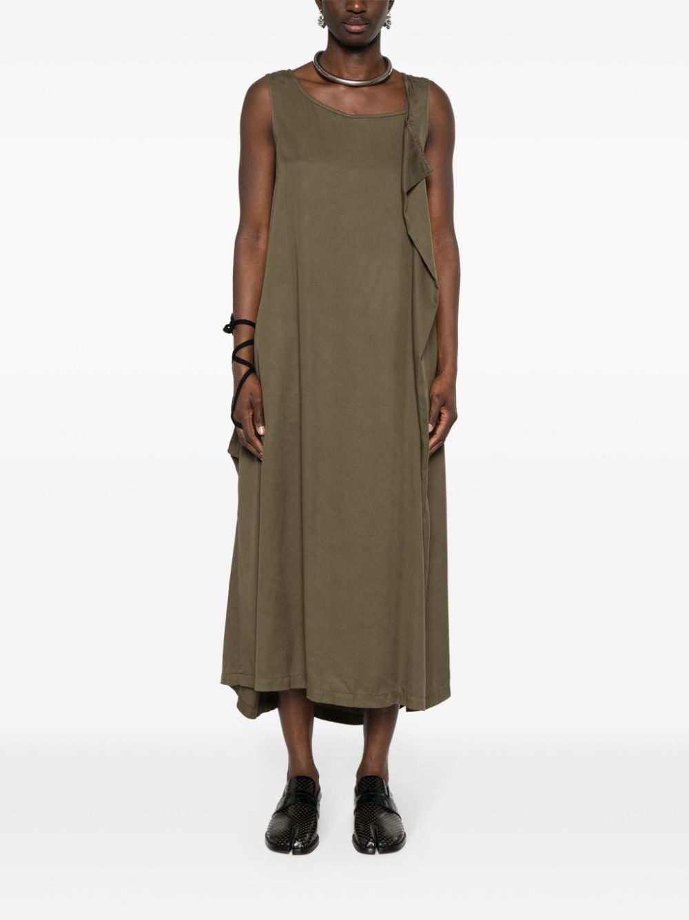 V-neck sleeveless maxi dress - 2