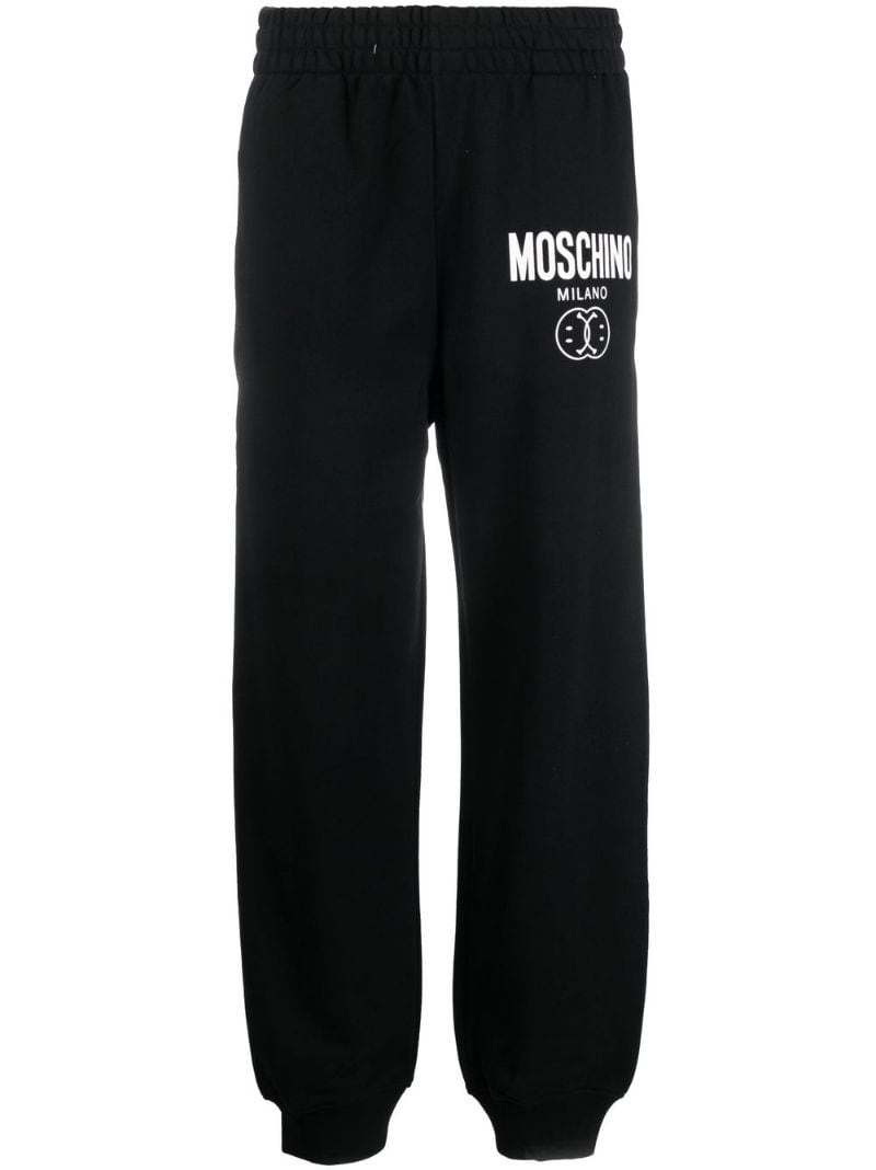 logo-print track pants - 1