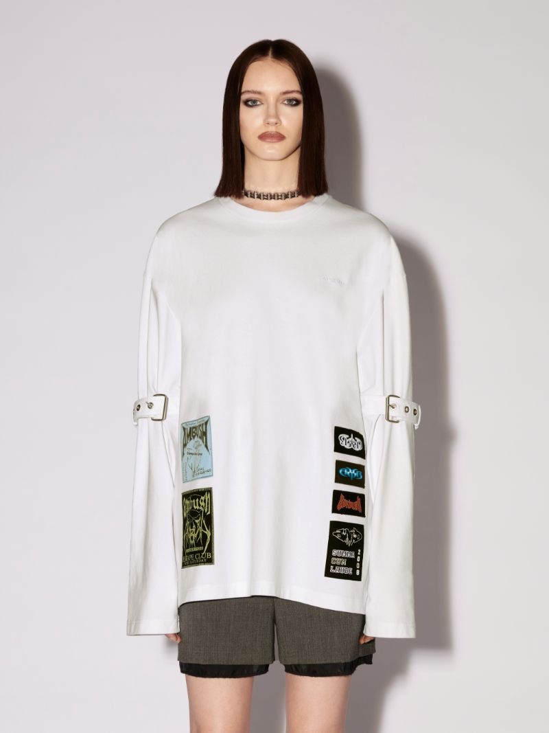 BELTED CREWNECK - 5