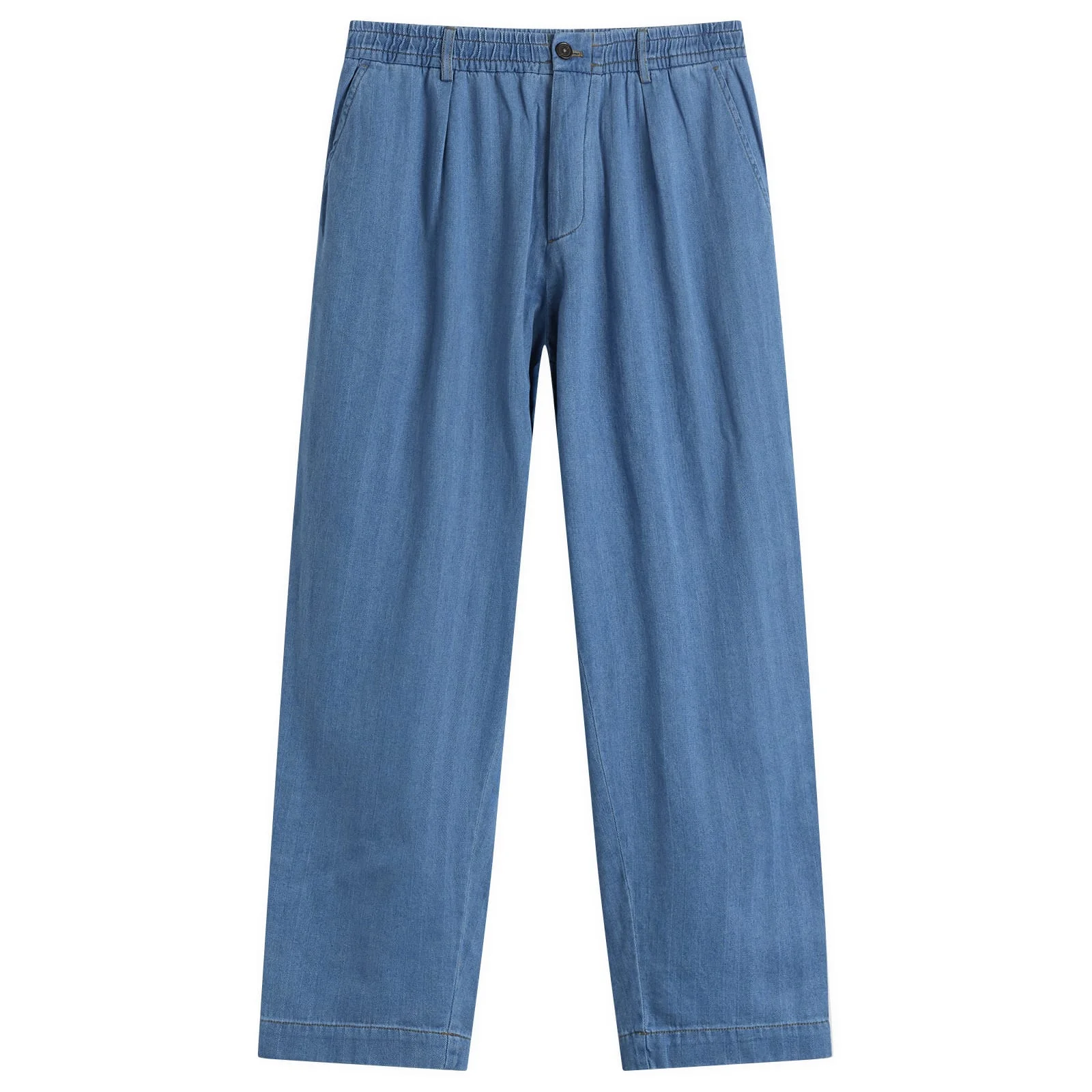 Universal Works Herringbone Rec. Pleated Track Pant - 1