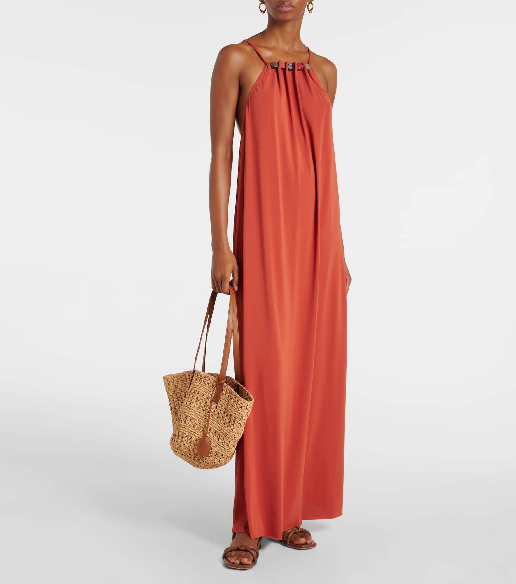 Tiana halterneck maxi dress - 2