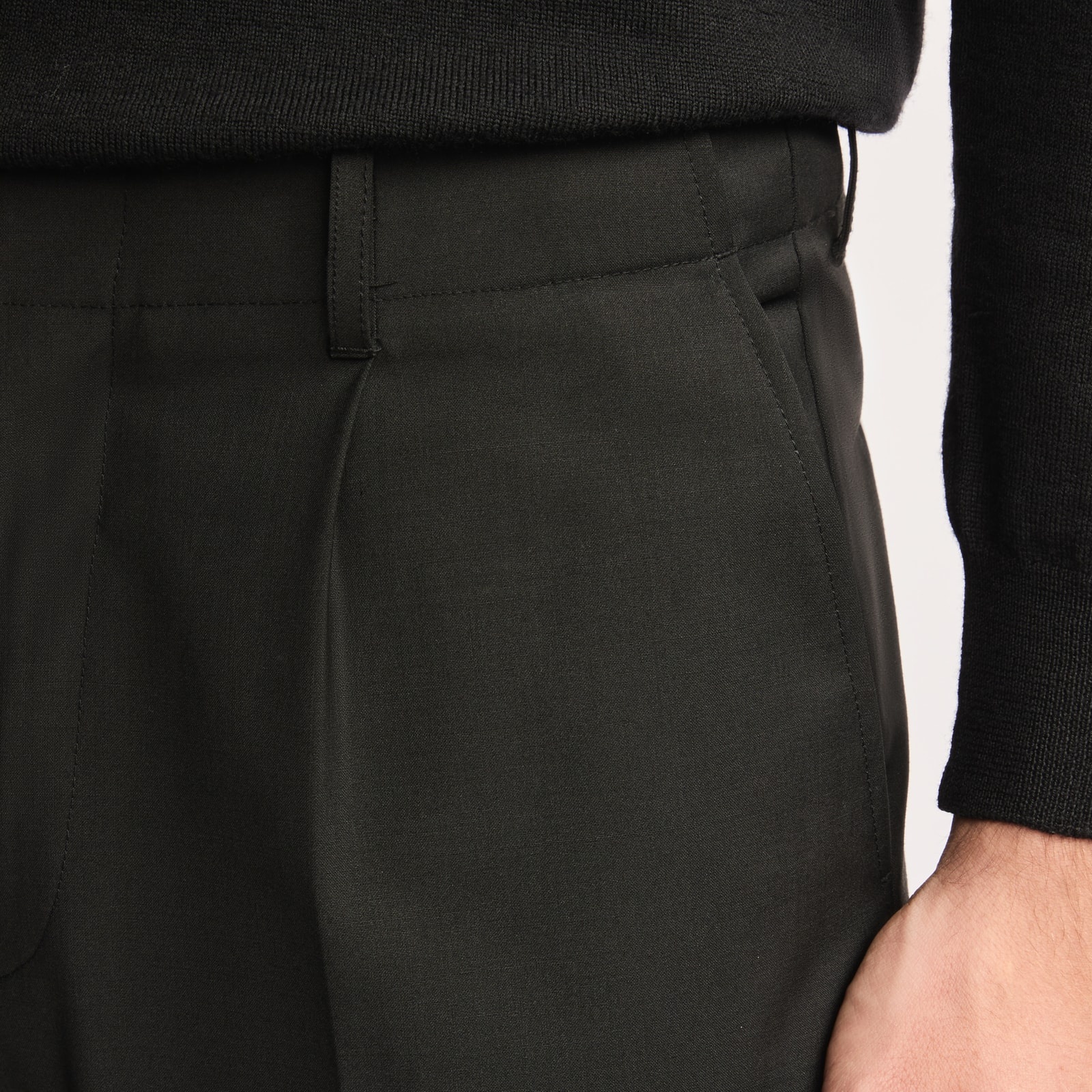 Wool blend pants - 4