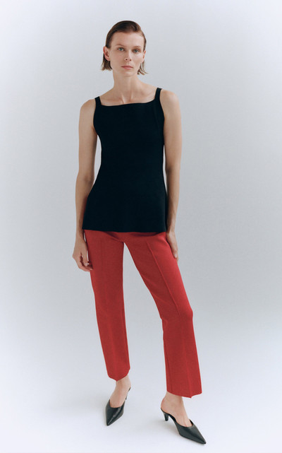 HIGH SPORT NSFW Jules Stretch Knit Pants red outlook