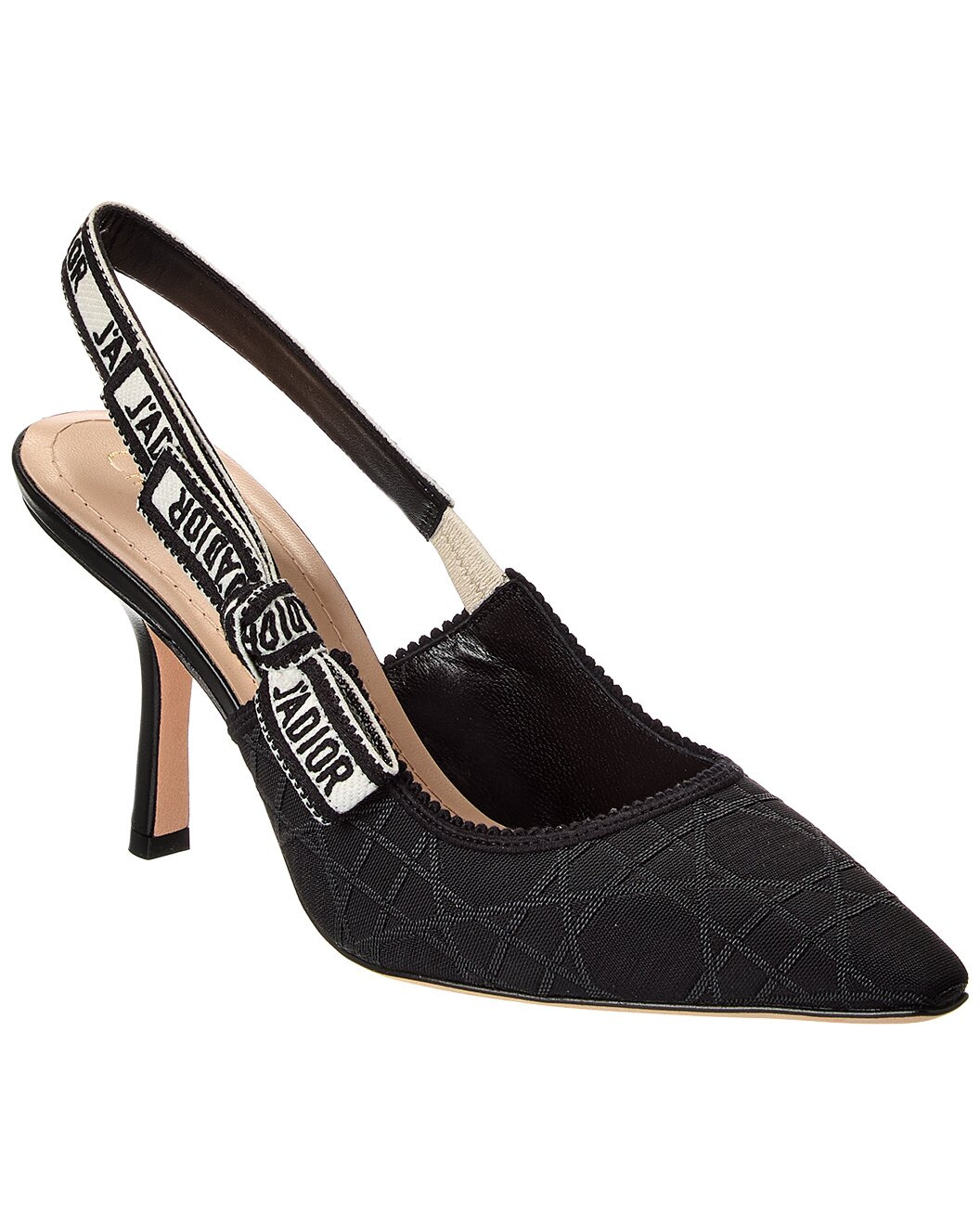 Dior J'Adior Canvas & Leather Slingback Pump - 1