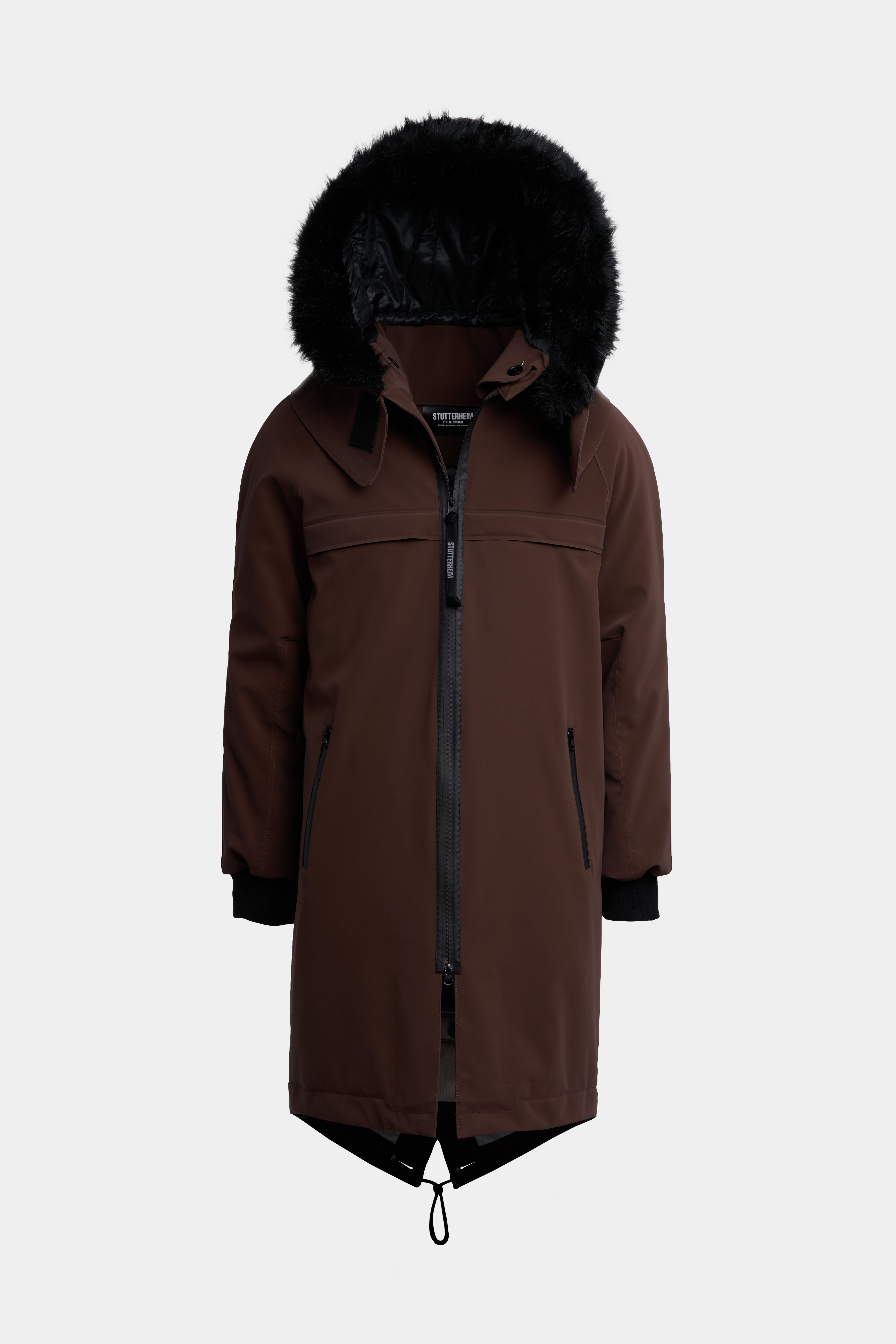 Kalix Matte Parka Dark Brown - 7
