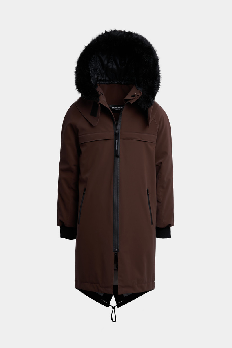 Kalix Matte Parka Dark Brown 7