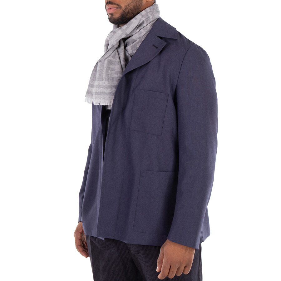 Fendi Rectangular Wool Scarf - 3