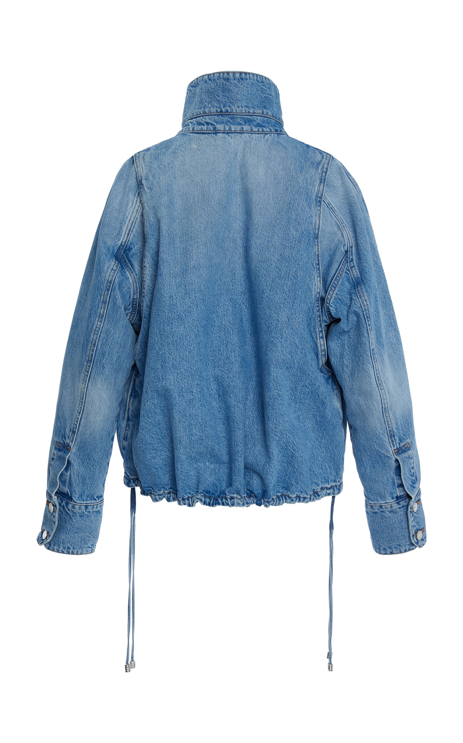 The Harper Denim Balloon Jacket medium wash - 5
