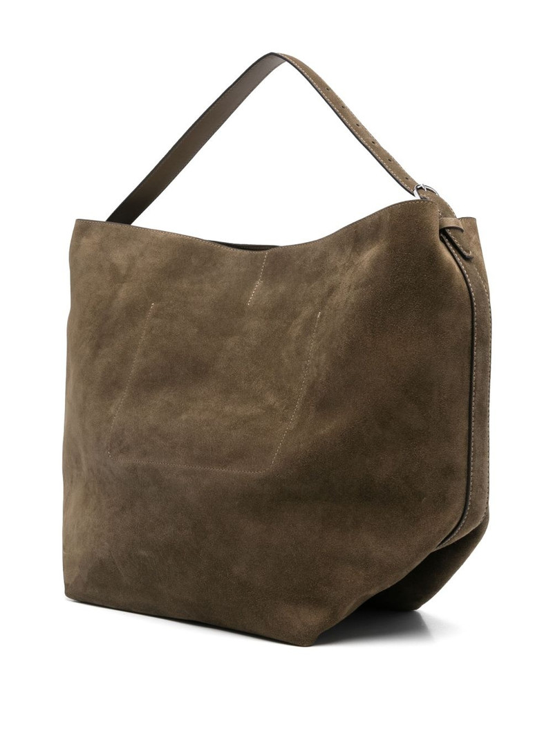 TOTEME suede shoulder bag outlook