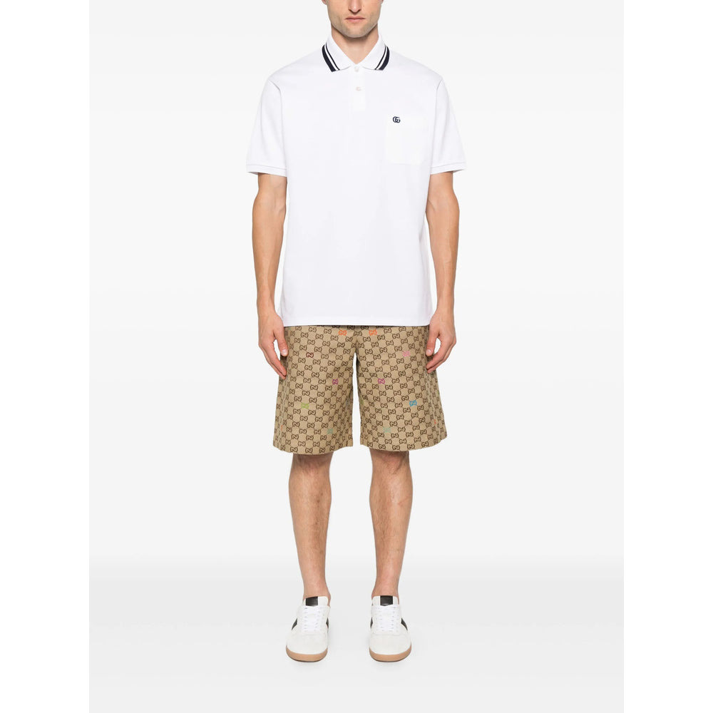 Gucci White Polo Shirts Men - 4