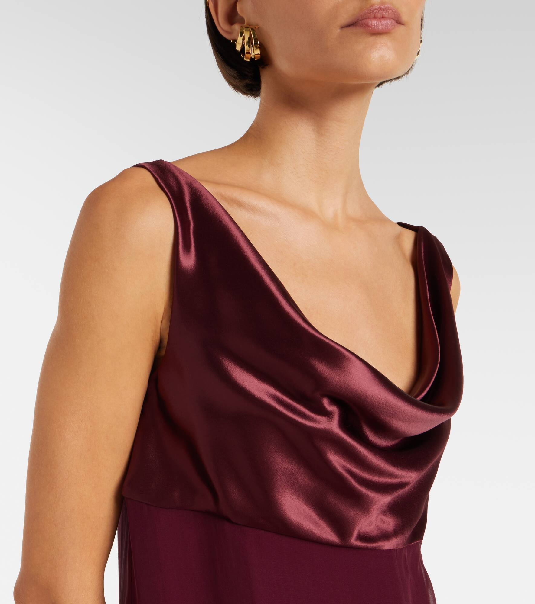 Strapless midi dress - 4