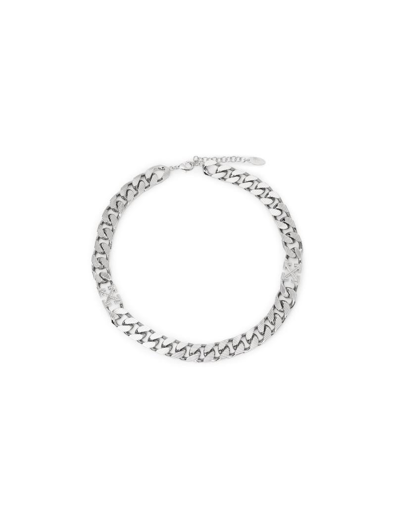 Arrow Chain Textured Necklace 1