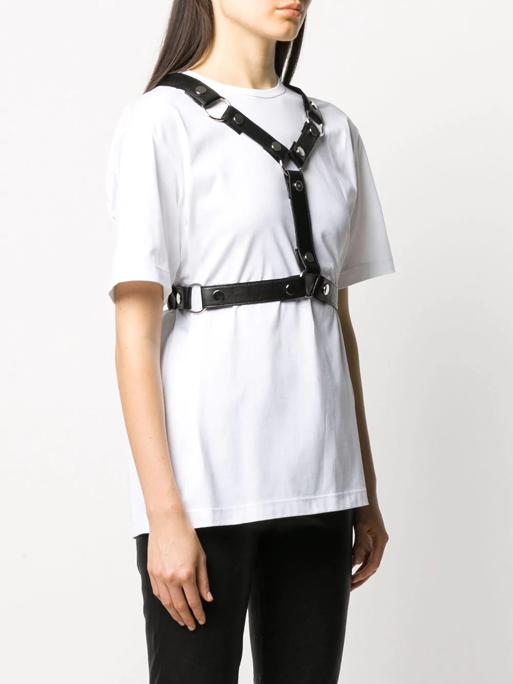 strap detail T-shirt - 3