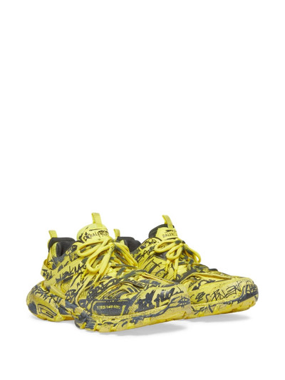 BALENCIAGA Graffiti Track low-top sneakers outlook