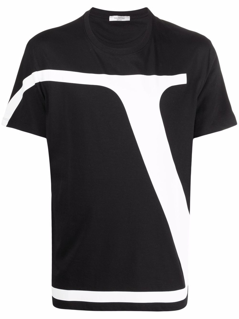 VLogo Signature print T-shirt 1