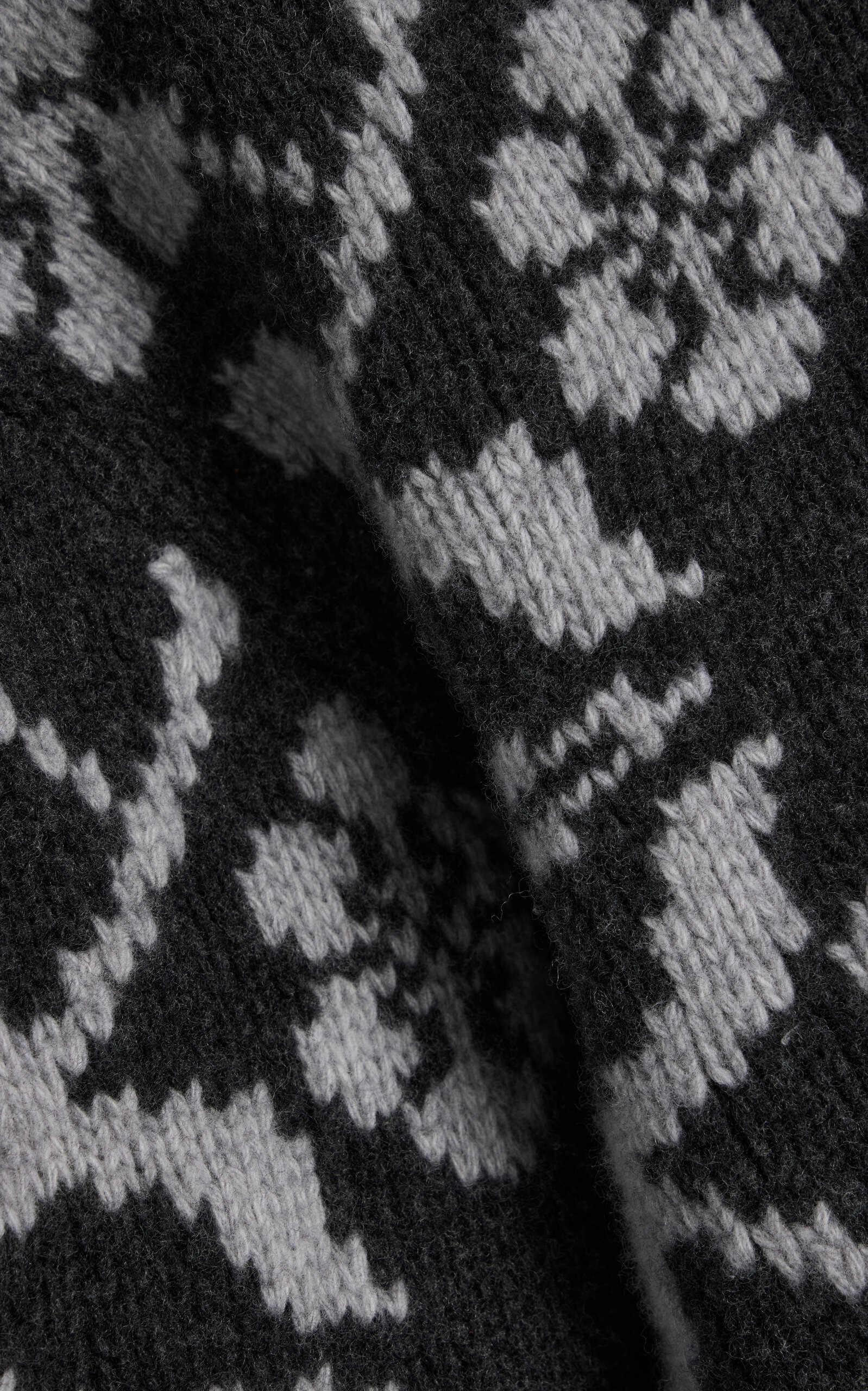 Georgia Fair Isle Wool Sweater grey - 5