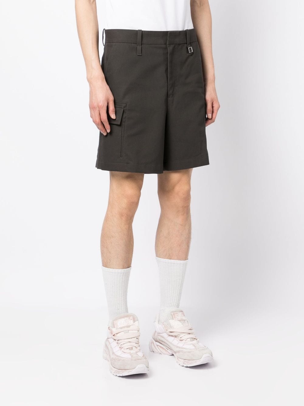 multi-pocket tailored shorts - 3