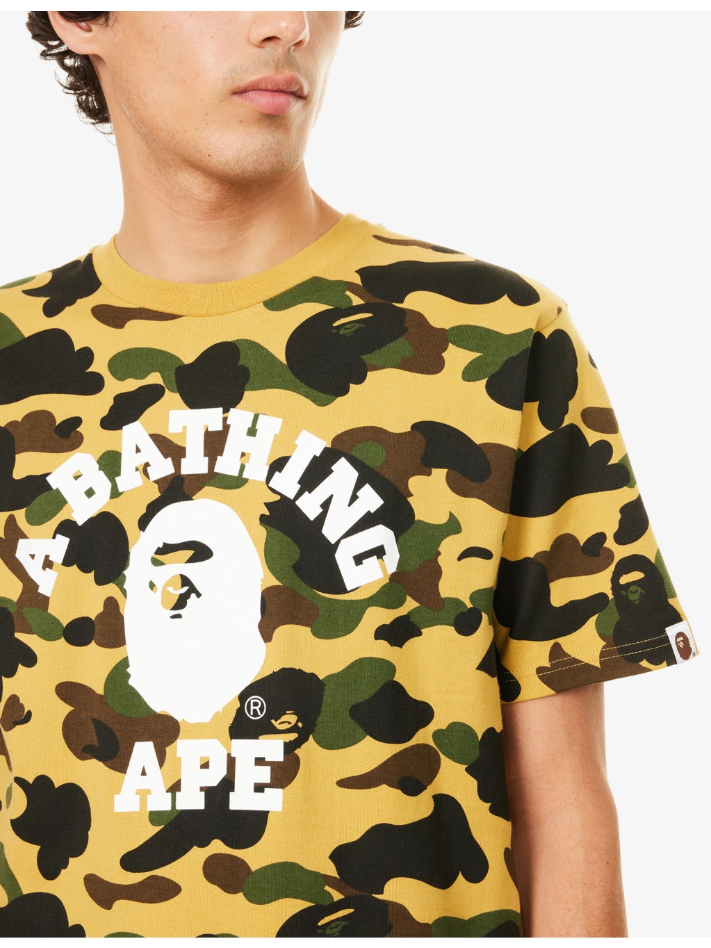 Camo College Graphic-Print Cotton T-Shirt - 5