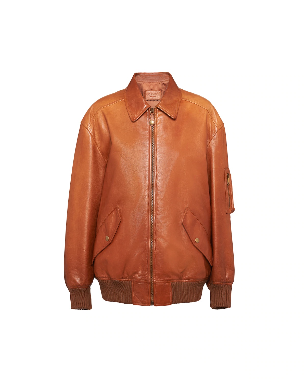 Nappa leather bomber jacket - 1