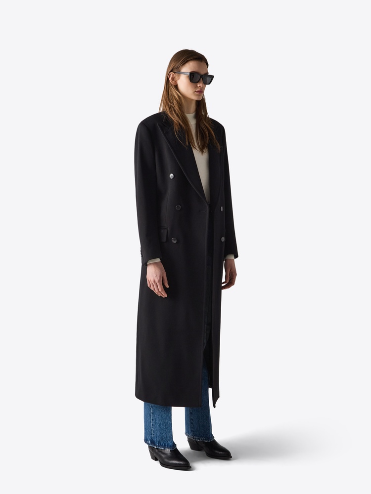COAT 78 BLACK CLASSIC WOOL - 2