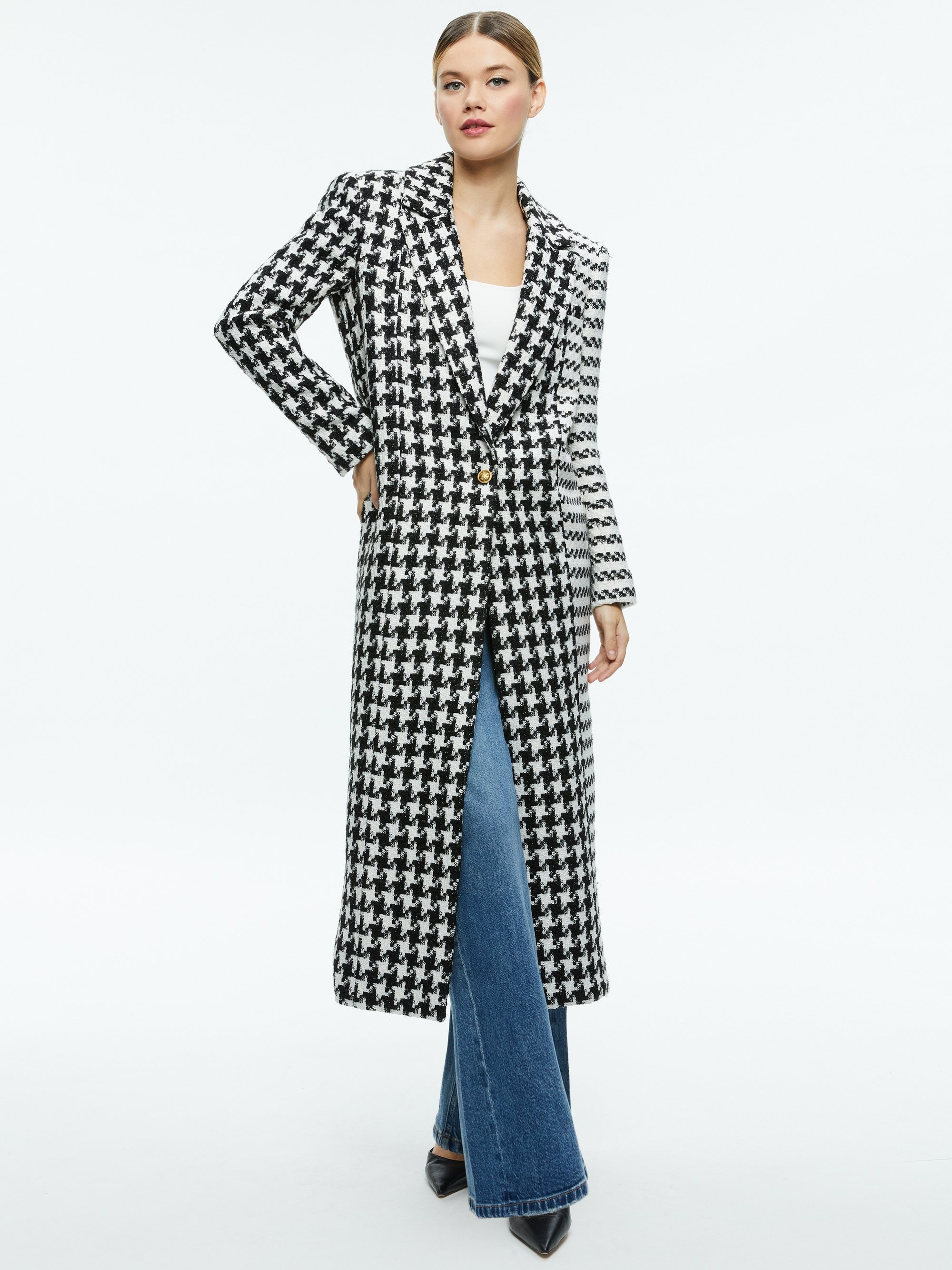 COLLEY LONG TWEED COAT - 3
