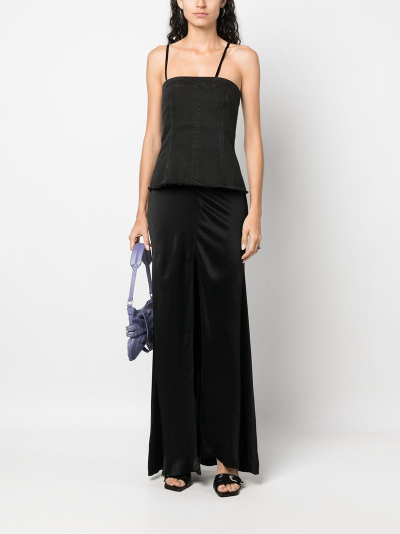 Blumarine layered sleeveless maxi dress outlook