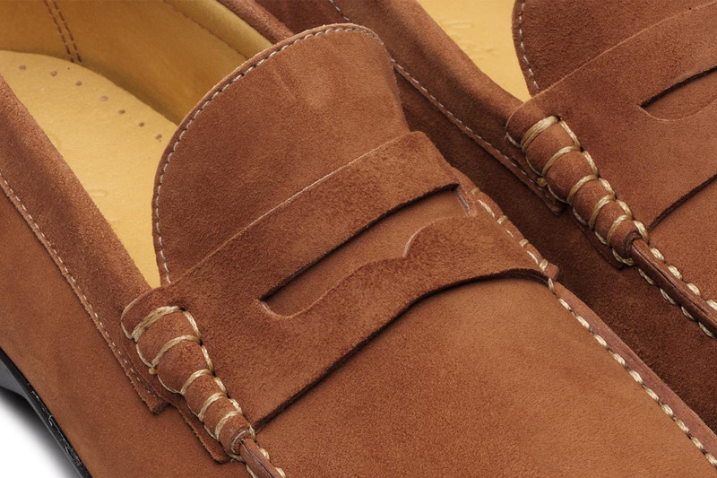 Cabrio Brown Velvet - Rubber Sole 6