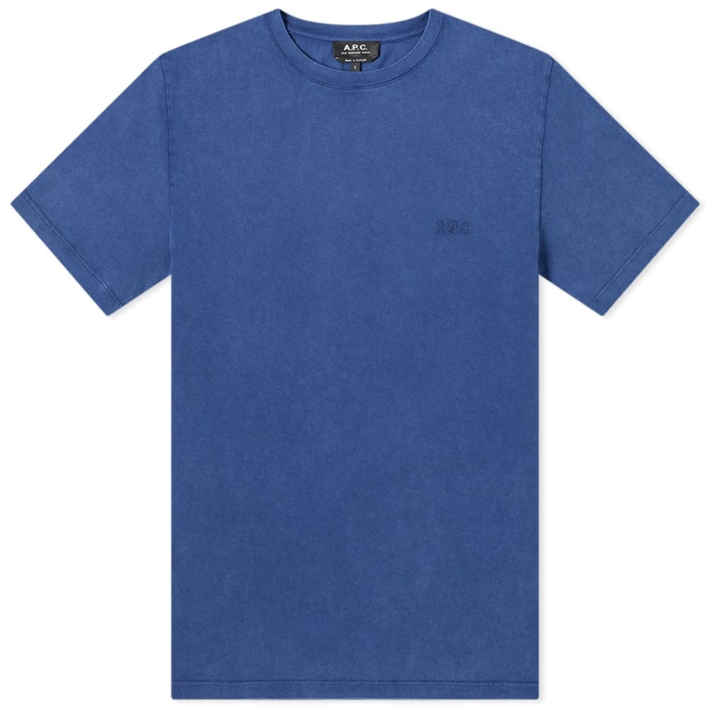 A.P.C. Dean Washed Logo Tee - 1