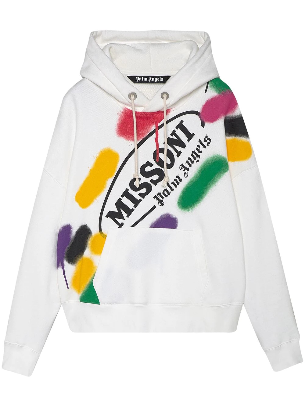 x Missoni Sport large print hooded sweatshirt - 1