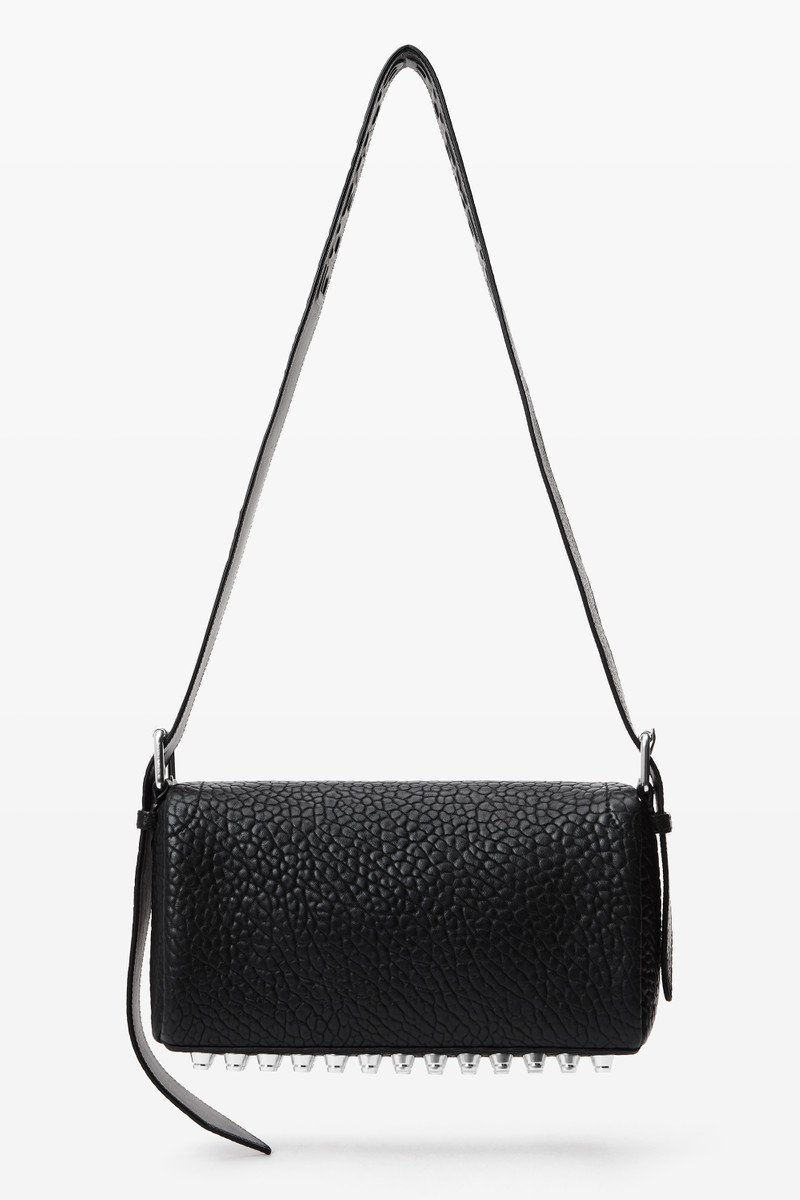 Ricco Medium Flap Bag in Lambskin Leather 6