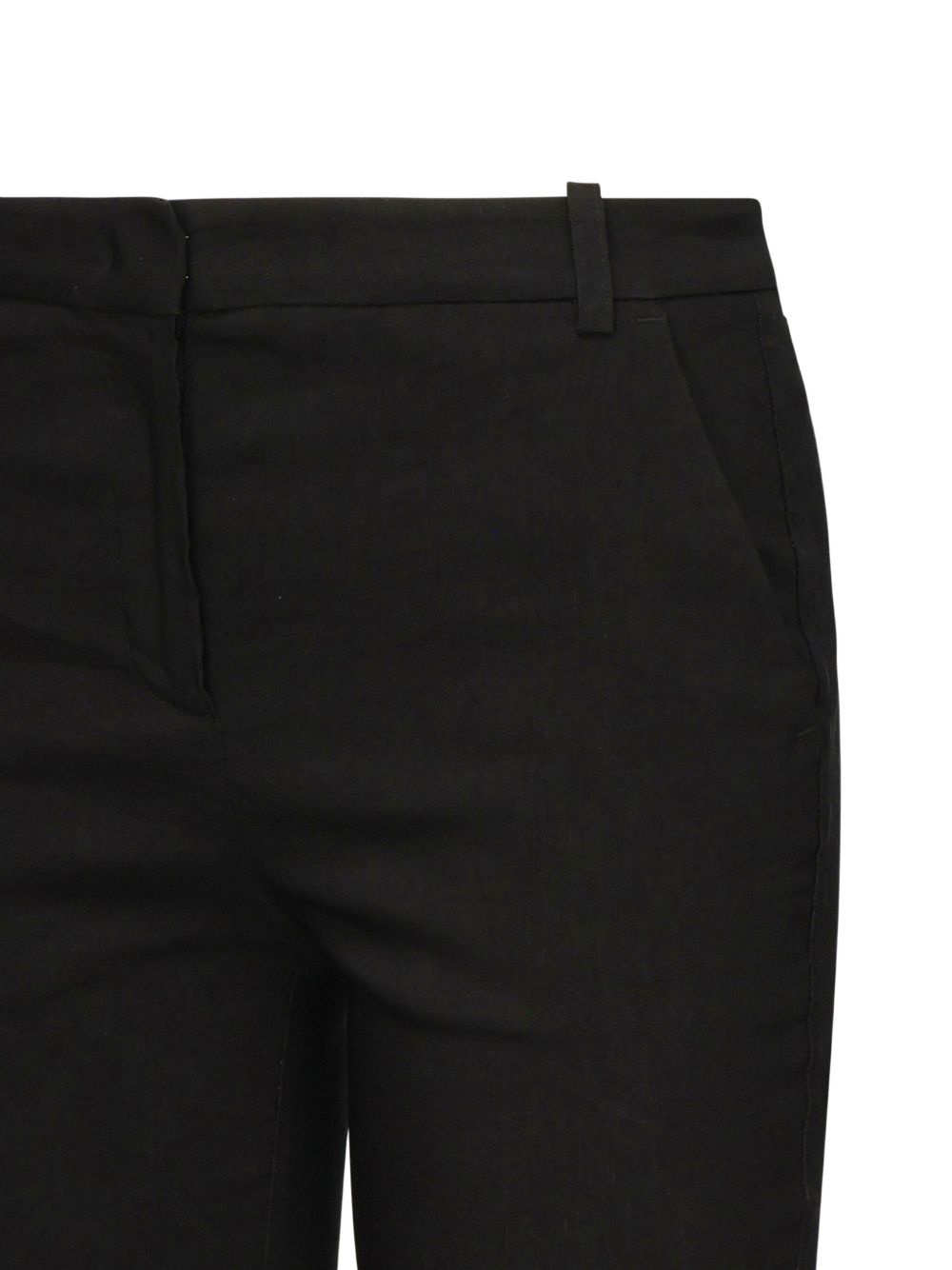 side-pockets straight trousers - 5
