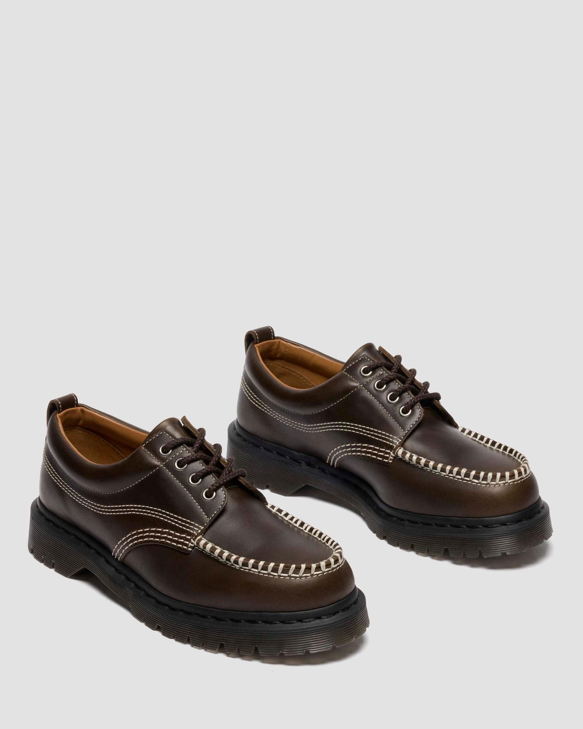Lowell Orleans Leather Moc Toe Shoe - 8
