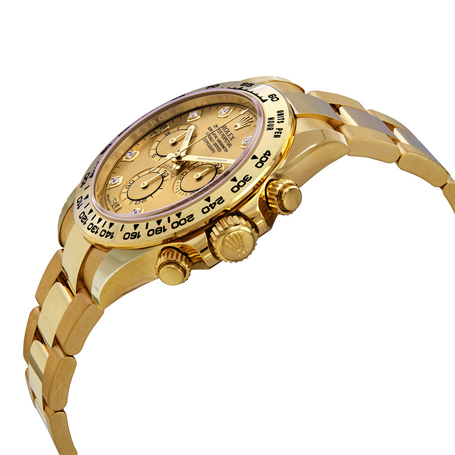 Pre-owned Rolex Cosmograph Daytona Chronograph Champagne Dial Men's Watch 116508GLDO - 2