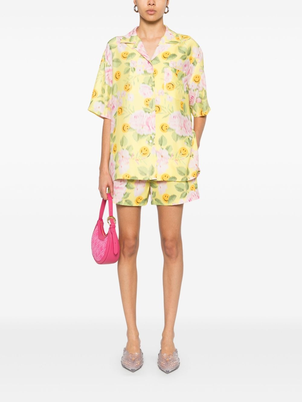 x Smiley floral-print shorts - 2