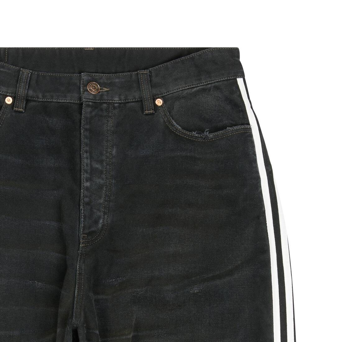 Balenciaga / Adidas Large Baggy Pants in Black - 7