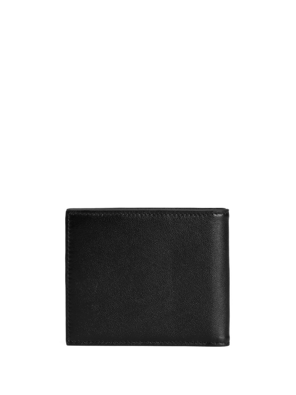 logo-print leather wallet - 3
