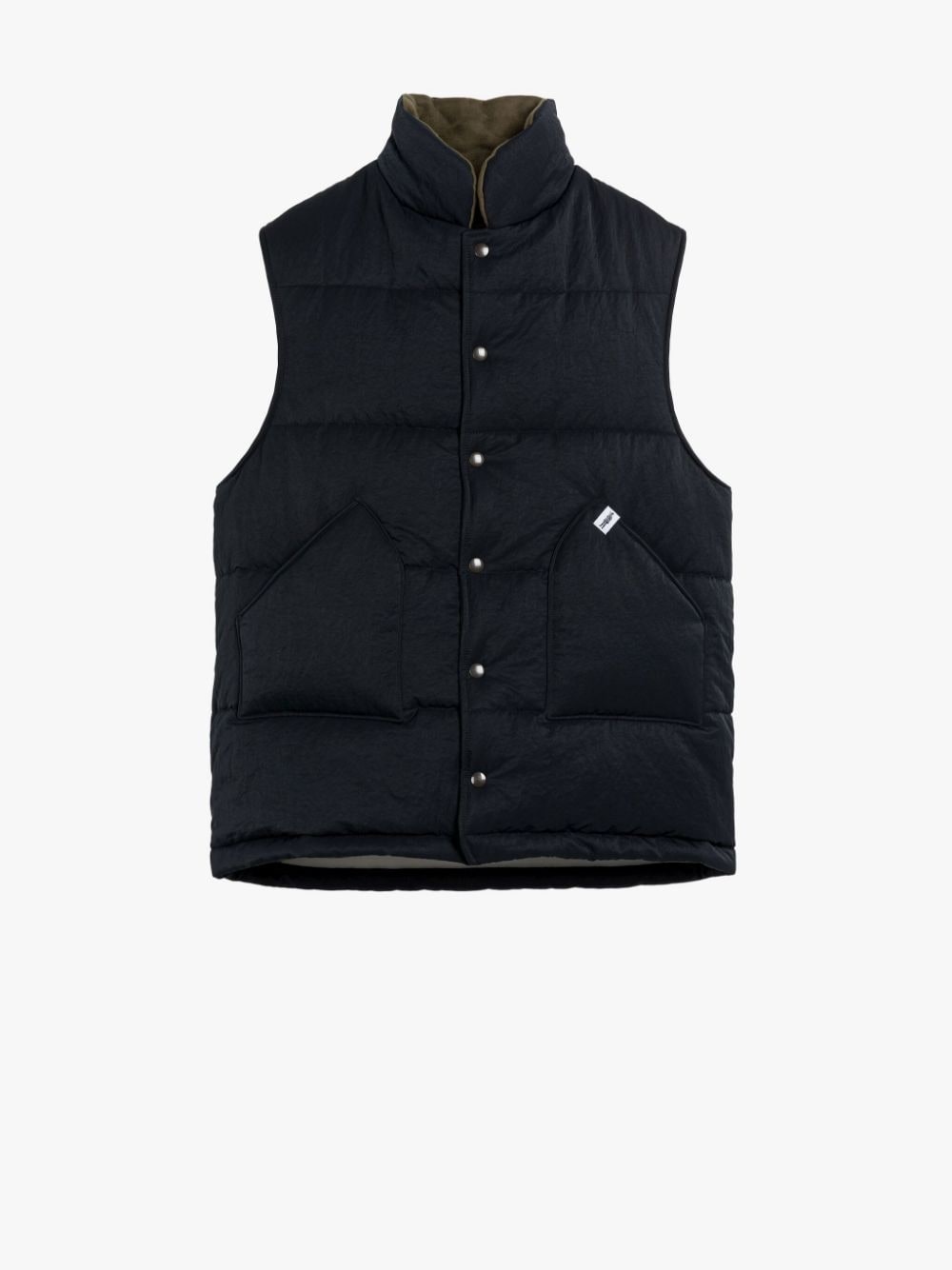 OSAKA NAVY NYLON GILET - 1