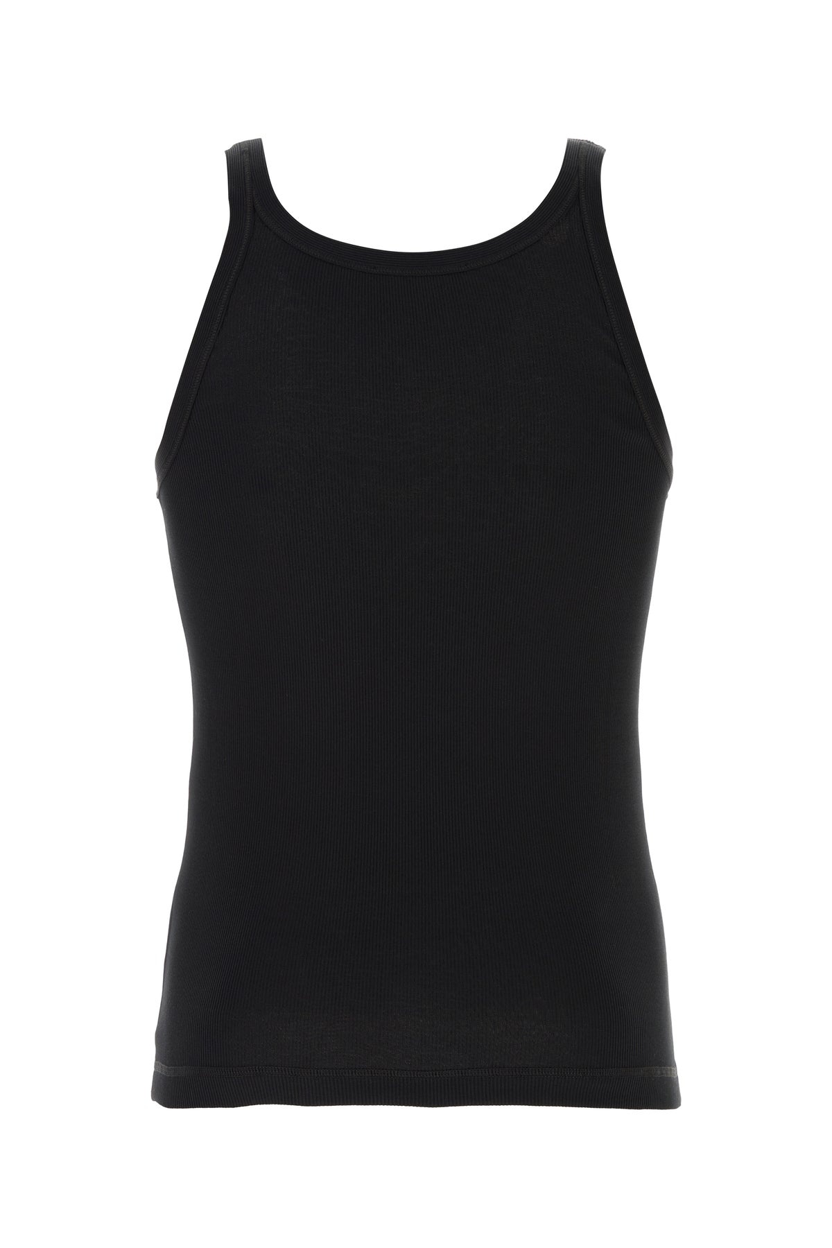 Black cotton tank top - 2
