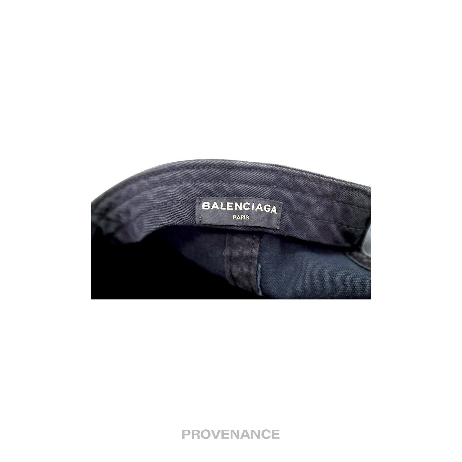 BALENCIAGA Balenciaga Sinners Cap Hat - Washed Black  display picture 2