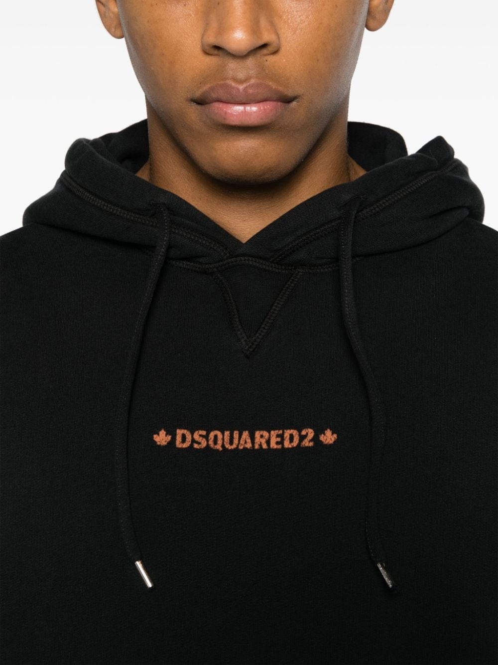Cipro logo-print cotton hoodie - 5