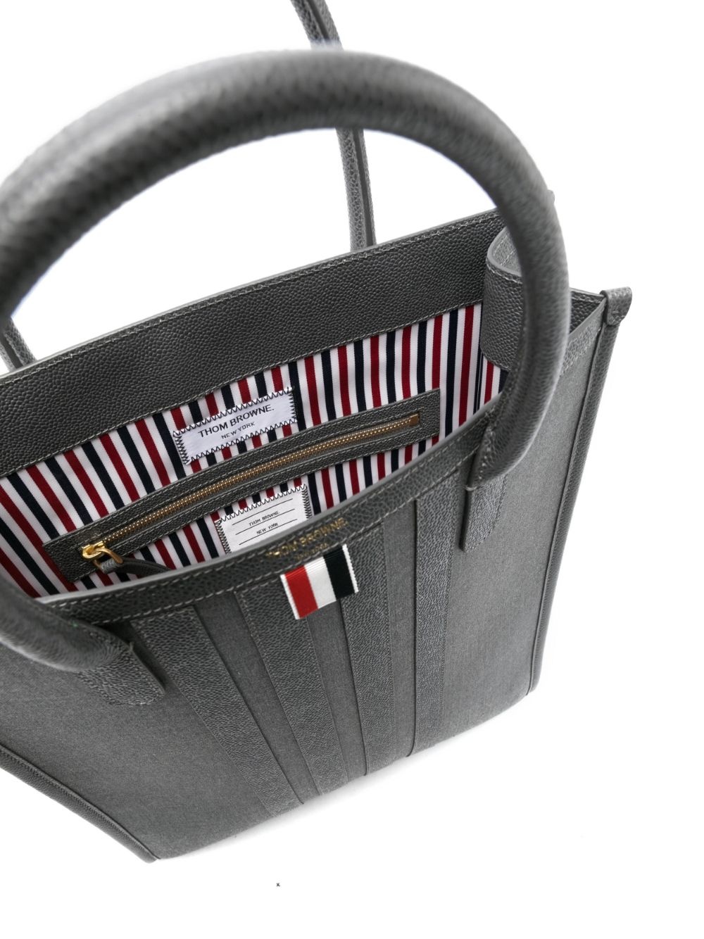 4-Bar-stripes vertical tote bag - 5