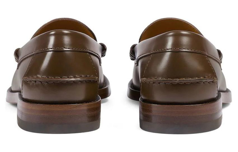 GUCCI (WMNS) Gucci GG Supreme Canvas Loafers 'Tan Beige' 694866-17X30-2561 outlook