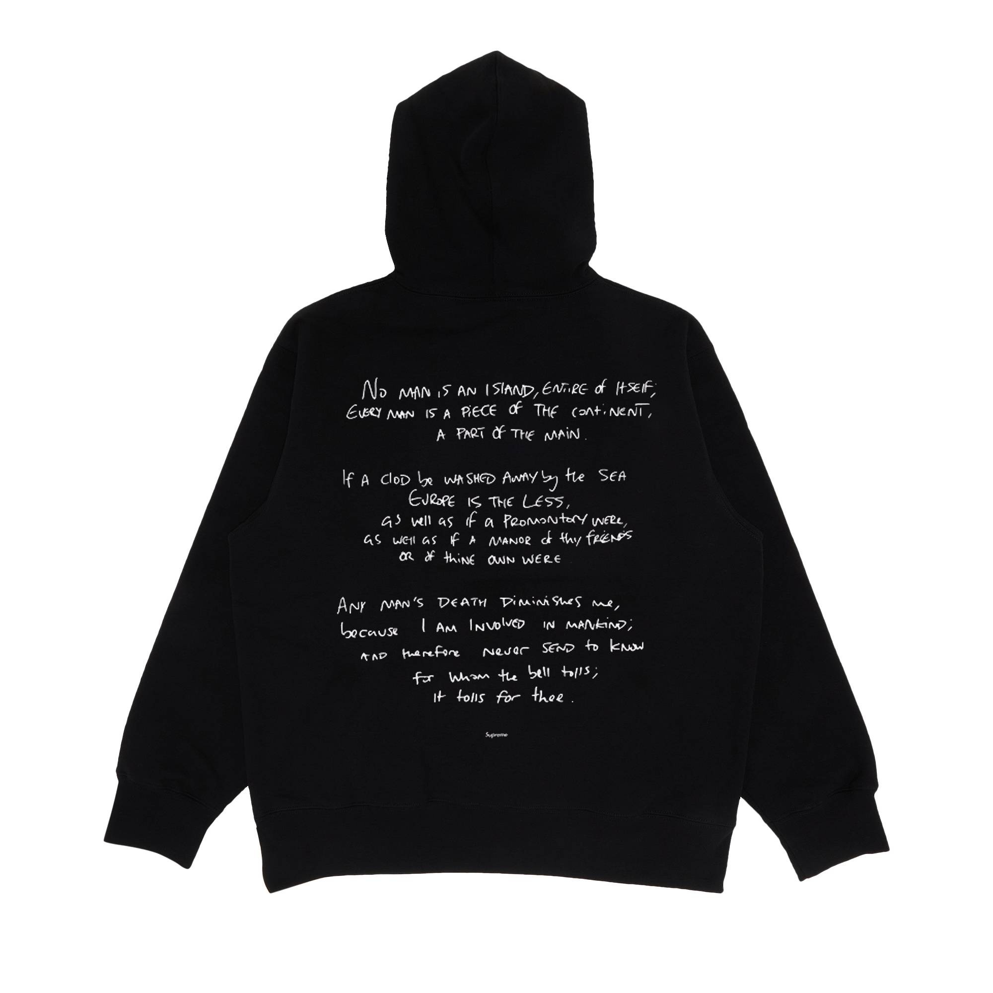 Supreme x Corteiz Rules The World Hooded Sweatshirt 'Black' - 2