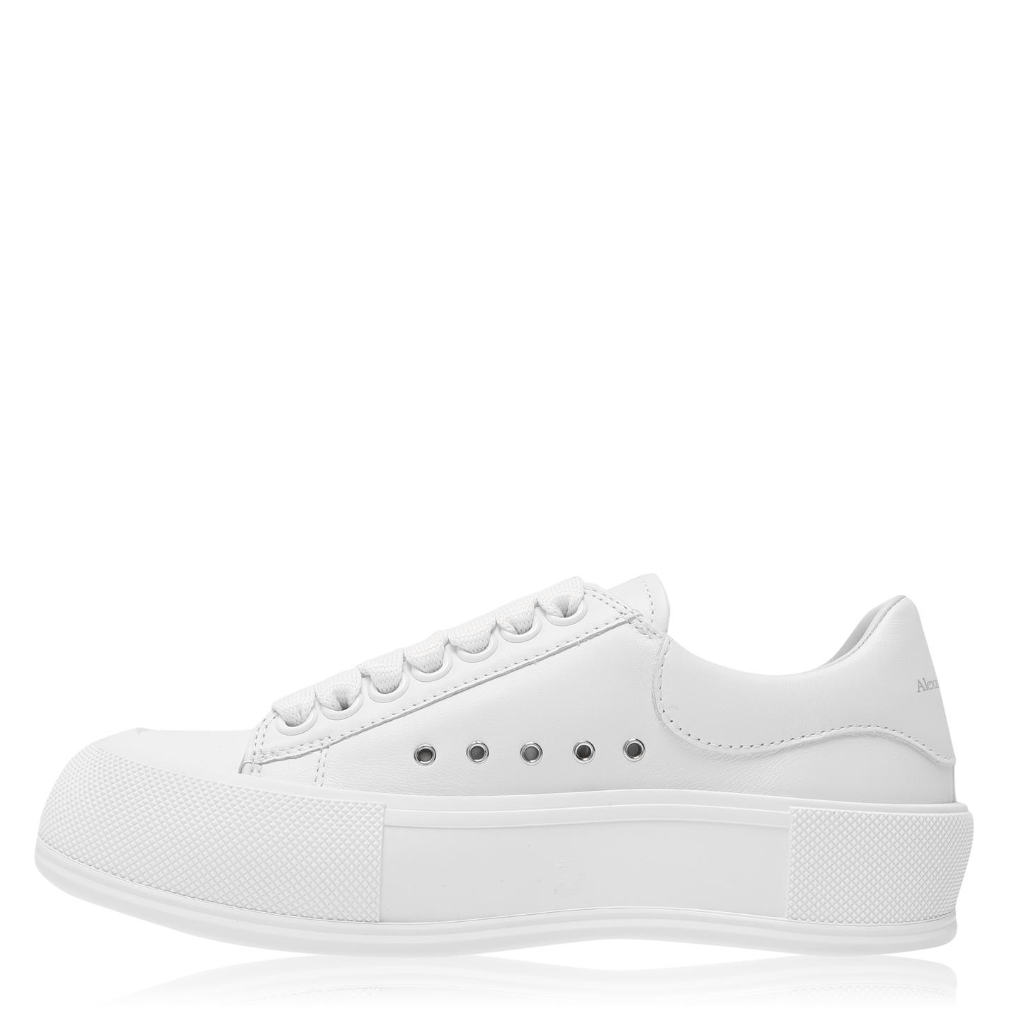 LEATHER PLIMSOLE SNEAKERS - 2