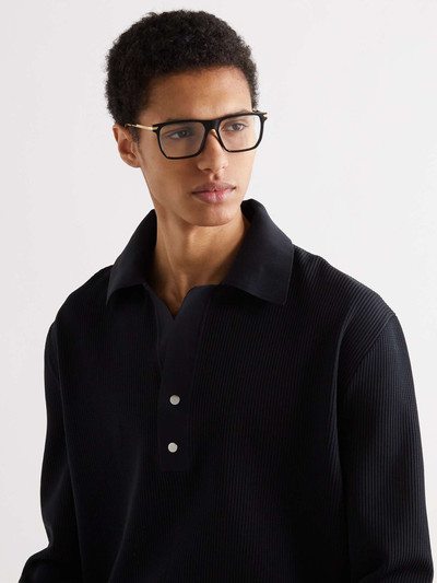 Bottega Veneta Square-Frame Acetate and Gold-Tone Optical Glasses outlook