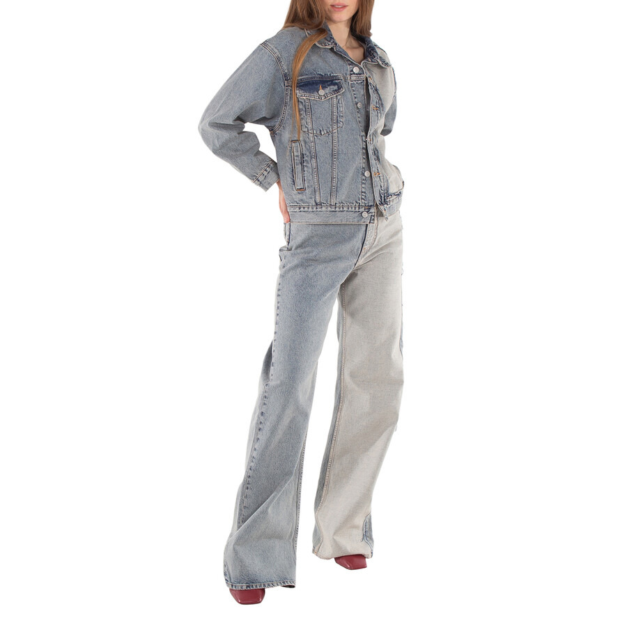 MM6 Maison Margiela 5 Pockets Pants in Light Blue - 3