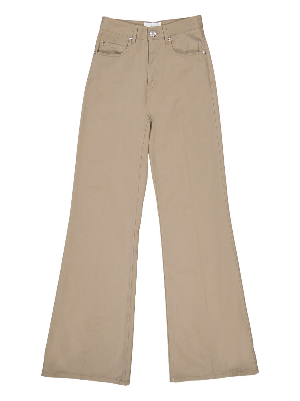 high-waist flared trousers - 1