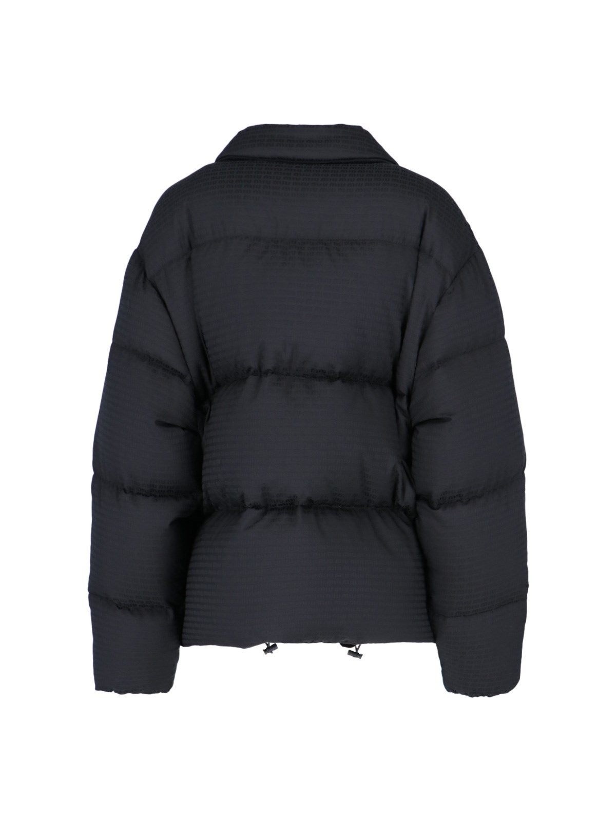 Miu Miu LOGO PRINT DOWN JACKET | sugar | REVERSIBLE