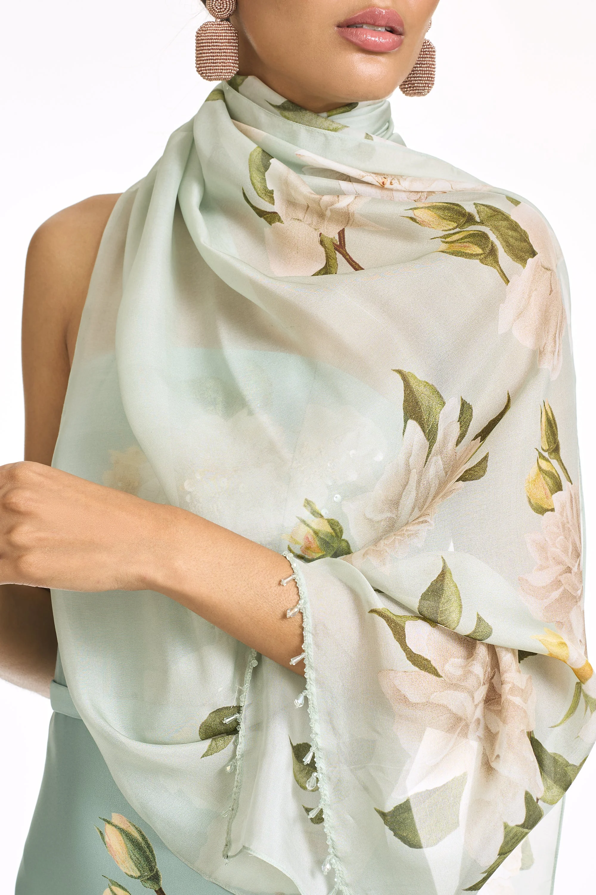 EMMY SCARF - CELADON SOIREE - 1